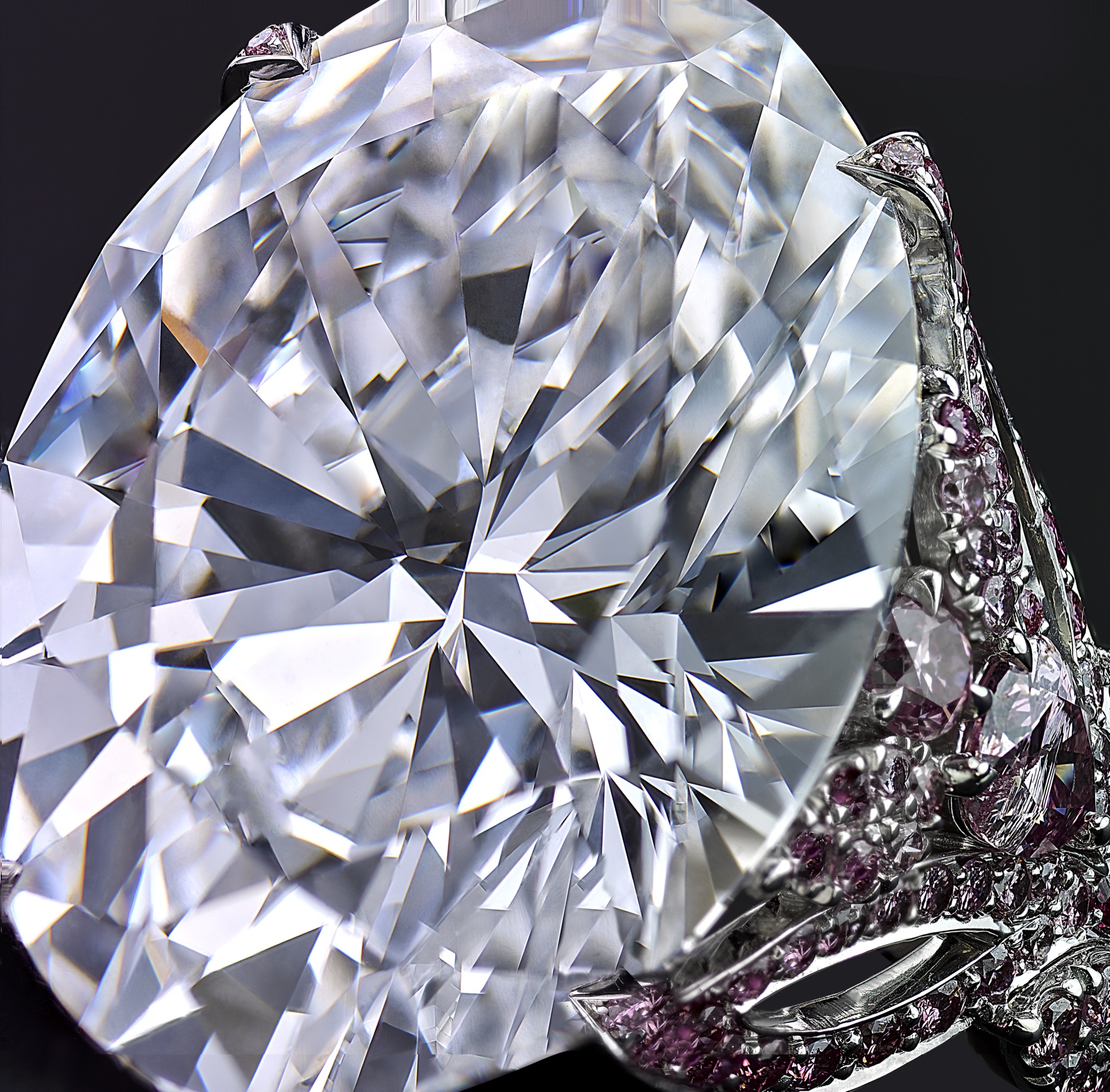 Diamond — extreme close-up