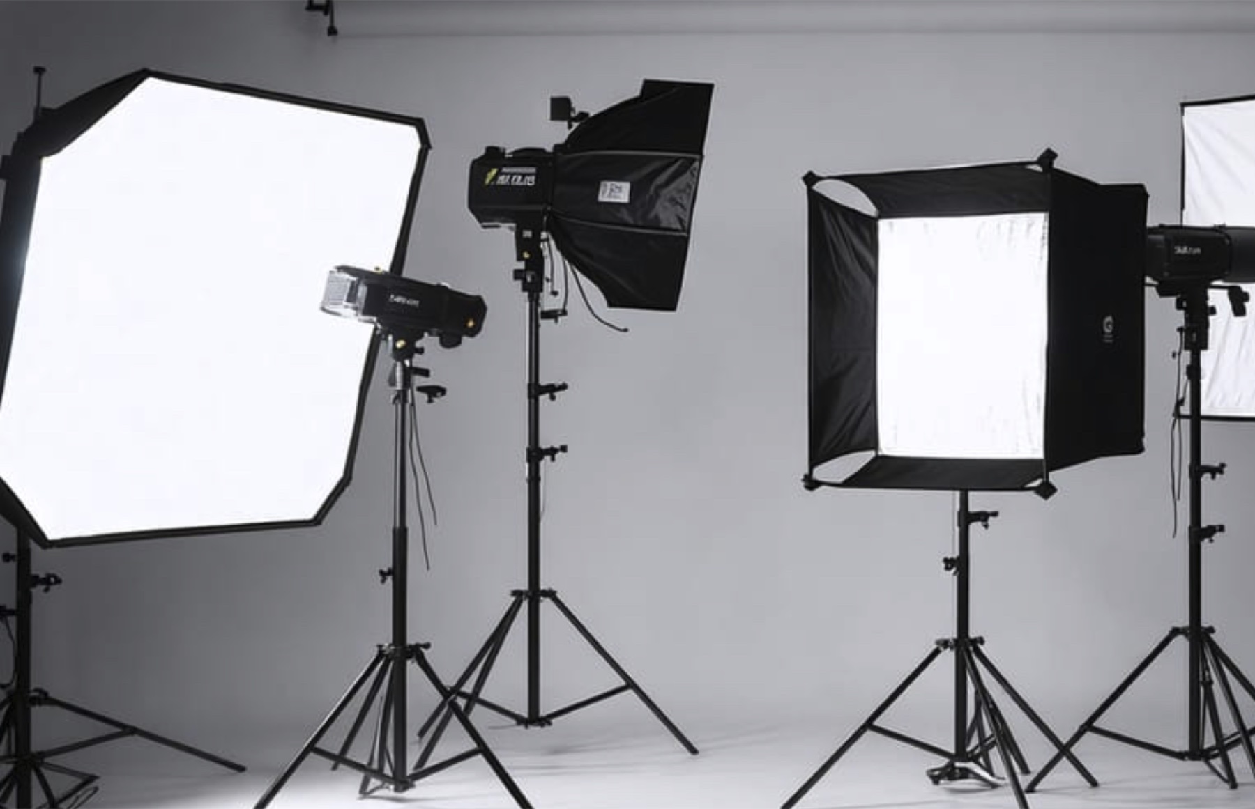 Professional studio lighting rig